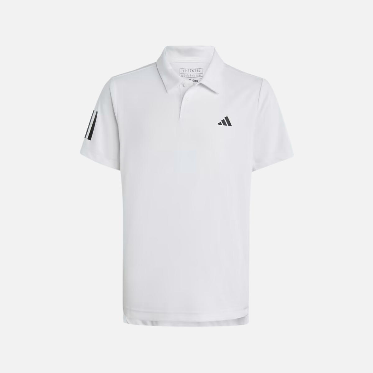 Adidas Club Tennis 3-Strips Kids Polo Shirt (5-16 Year) -White