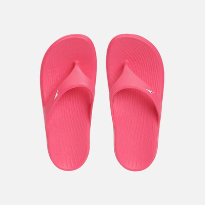 Speedo Unisex Junior's Single Colour Flip Flops For Boys and Girls - Raspberry Fill & White