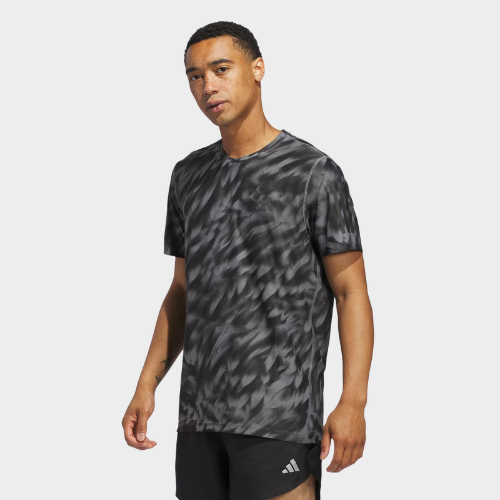ADIDAS Own The Run Allover Print Tee
