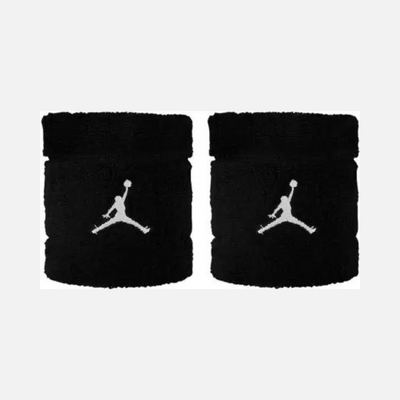 Nike Dri-FIT Terry Wristband -White, Black