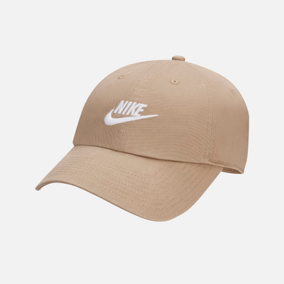 Nike Club Unstructured Futura Men's Cap -Khaki/White