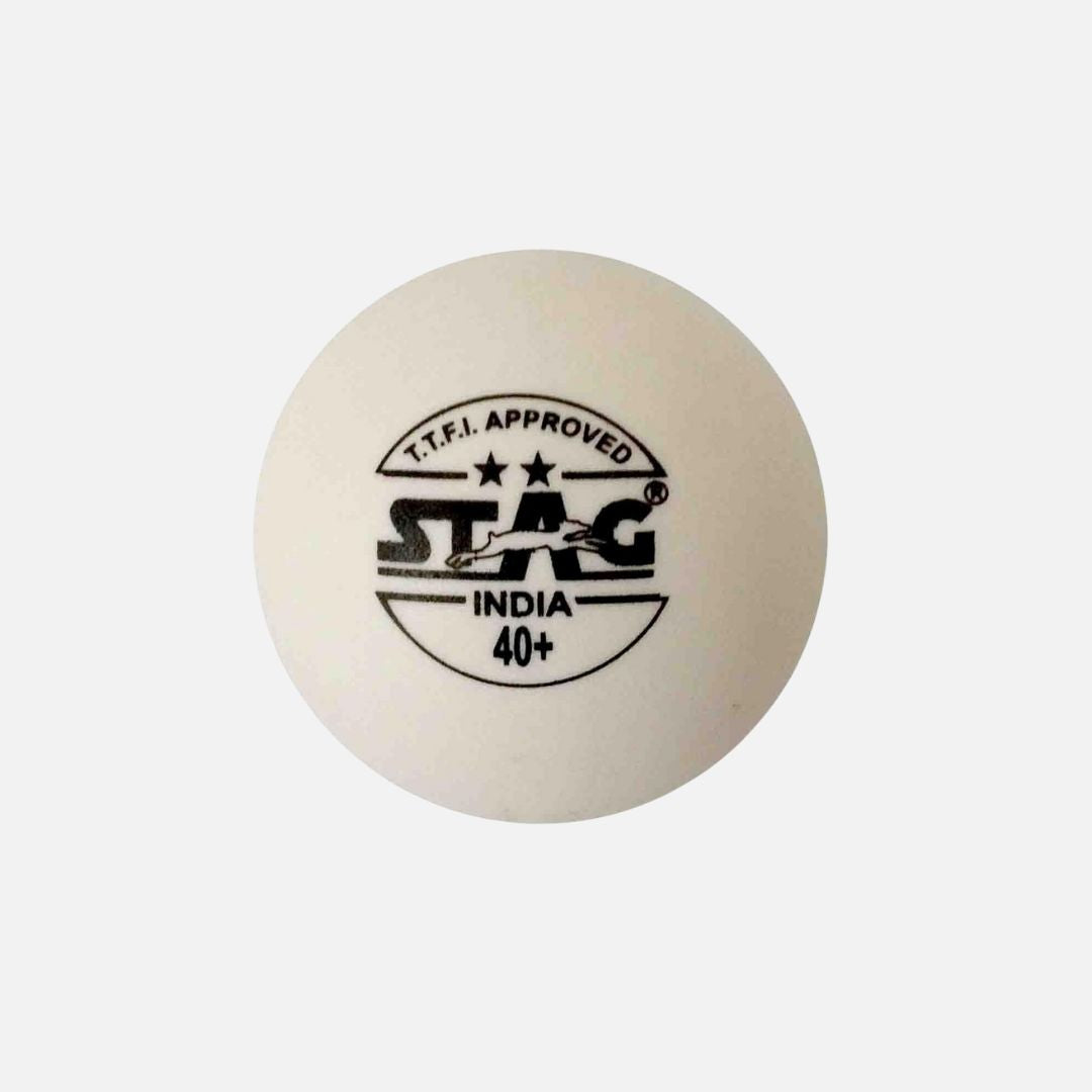 Stag 2 Star White Table Tennis (T.T) Balls