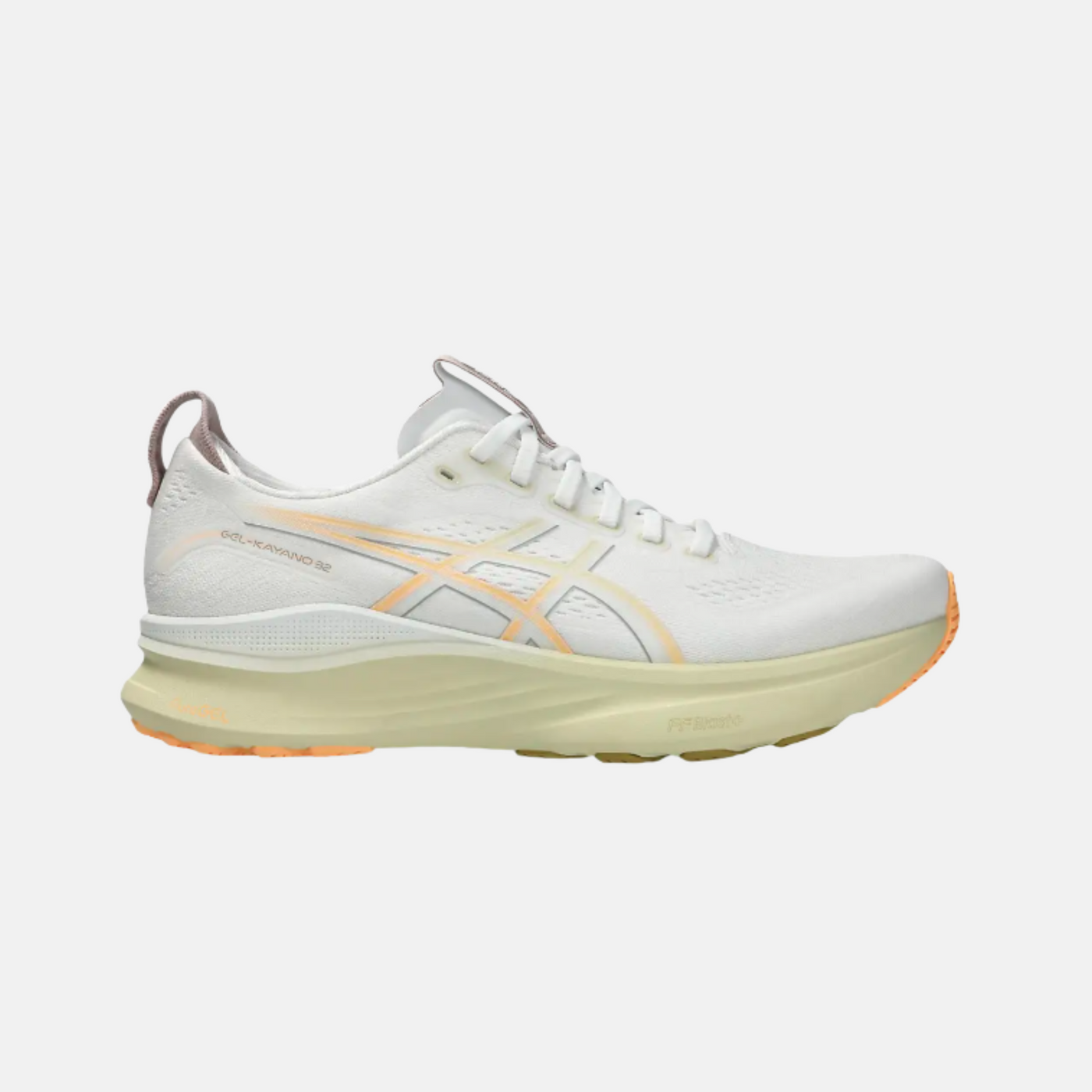 ASICS GEL-KAYANO® 32 Mens Running Shoes – White/Orange Glow