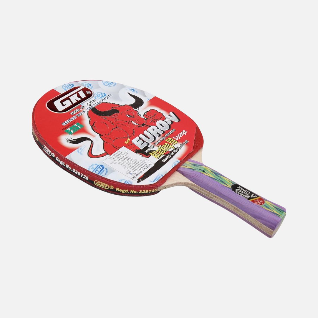 GKI EURO V Multicolor Table Tennis Racquet