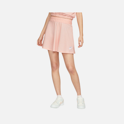 Nike Women Air Pique Skirt -Pink/White