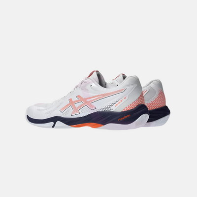 Asics BLADE FF Men's Badminton Shoes -White/Nova Orange