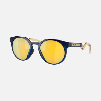 Oakley HSTN Prizm 24k Polarized Lenses, Navy/Transparent Blue Frame