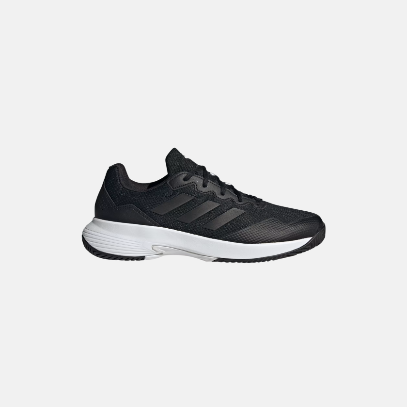 Adidas Men’s Gamecourt 2.0 Tennis Shoes - Core Black/ Core Black/ Grey Four