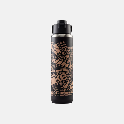 Nike Recharge Chug Bottle – 710ml (24oz) – Black/Apricot Agate