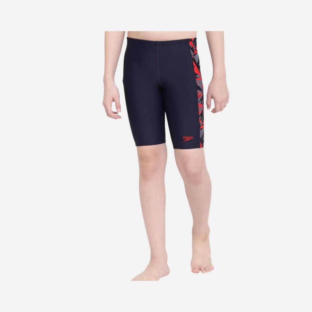 Speedo Boy's Endurance 10 Hyperboom Panel Print Jammer