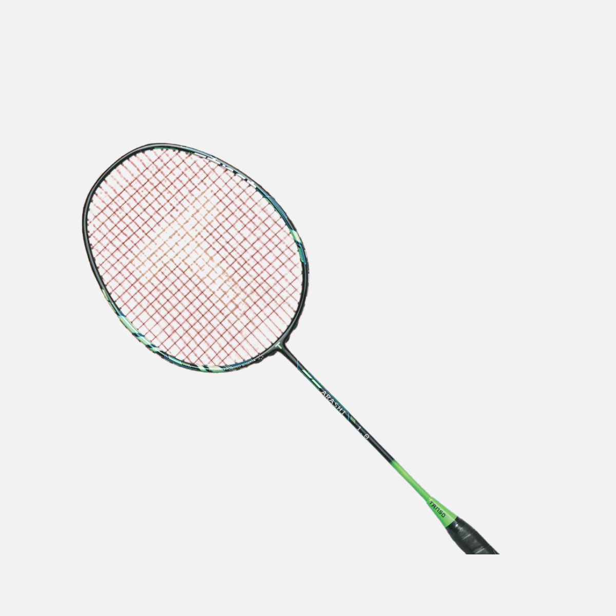 Tanso Arashi 1.0 Full Graphite Badminton Racquet -Orange/Blue/Green