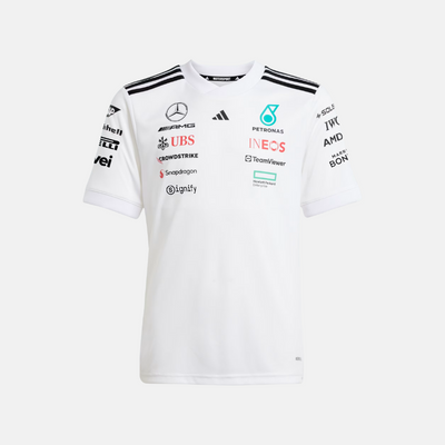 Adidas Mercedes-AMG Petronas F1 Kids Driver Jersey - White / Black