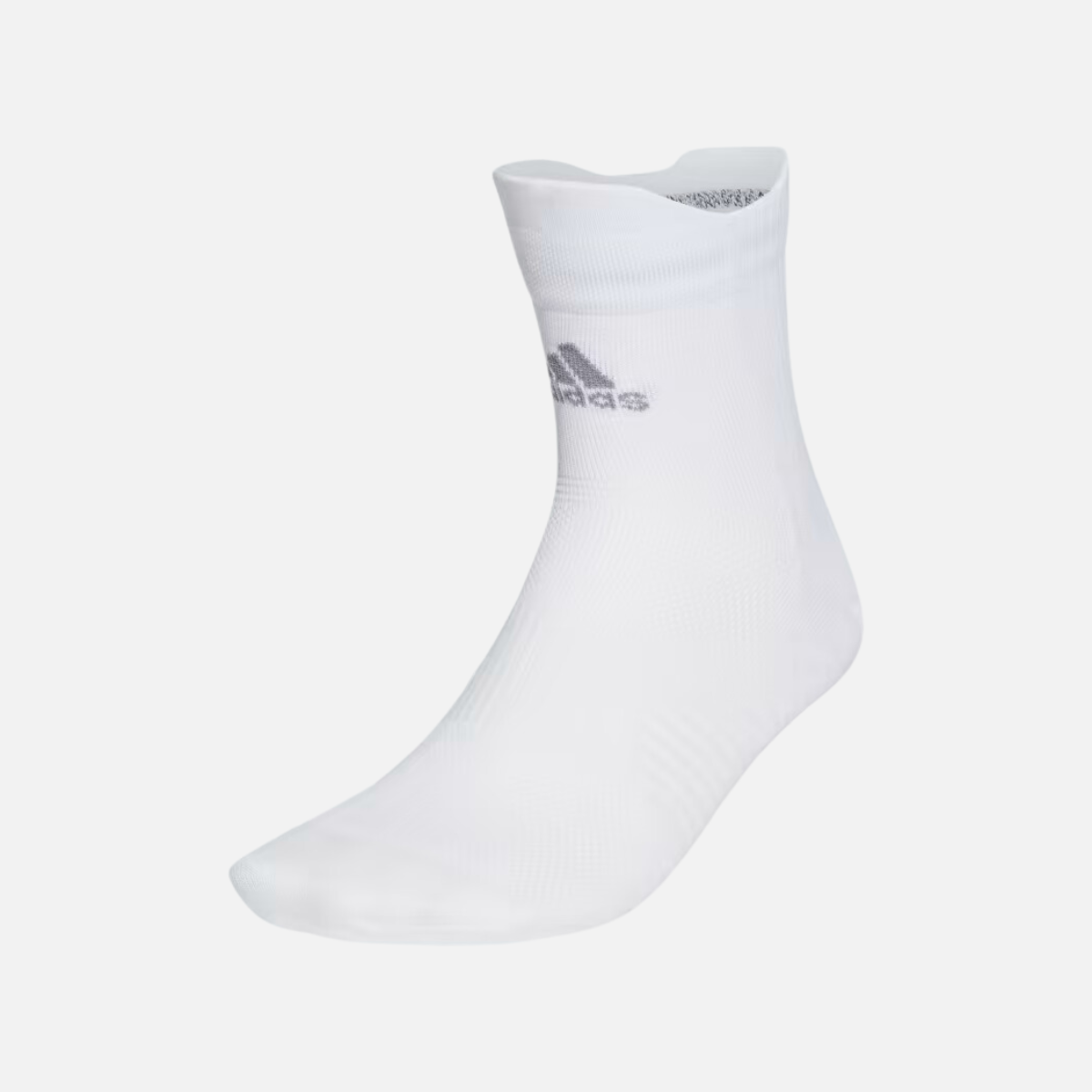Adidas Adizero Running Ankle Socks -White/Grey Three