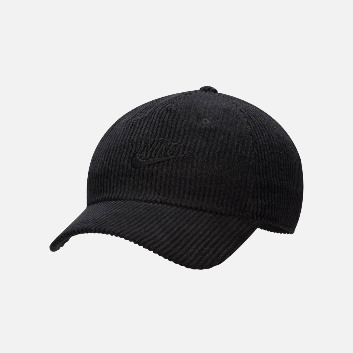Nike Club Cap Unstructured Corduroy Cap -Black/Black