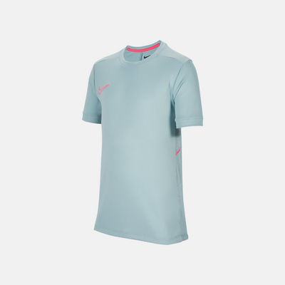 Nike Academy Older Kids' Dri-FIT Football Top – Ocean Cube/Hyper Pink