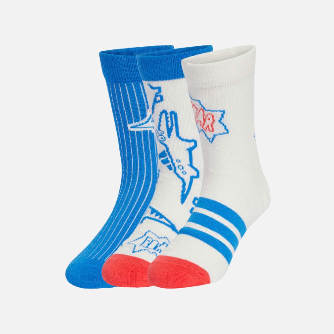 Adidas Kids Adiraptor 3 Pairs Per Pack Socks Kids