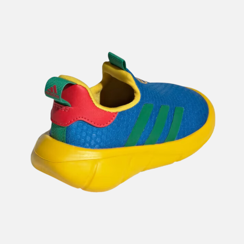 Adidas Monofit Trainer Slip-on Kids Unisex Shoes (0-3 Year) -Shock Blue/Green/Eqt Yellow