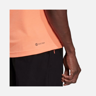 Adidas Freelift Men's Tennis T-shirt -Beam Orange
