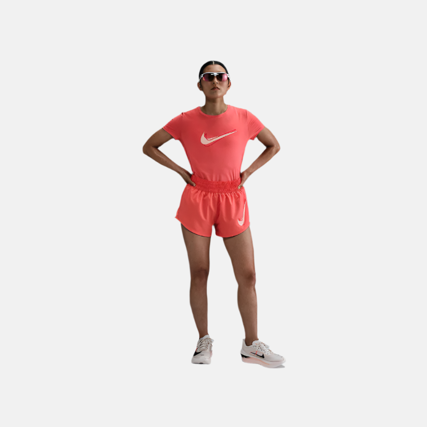 Nike One Swoosh Dri-FIT Short-Sleeve Women's Running Top -Magic Ember