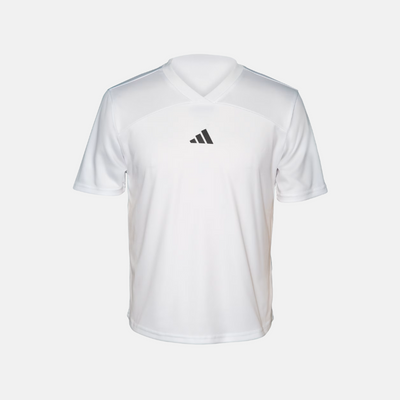 Adidas Boys V-Neck T-Shirt – White