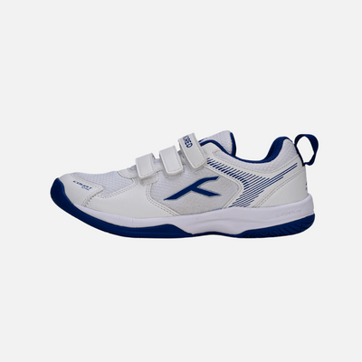 Hundred Court Star Kids Badminton Shoes -White/Navy