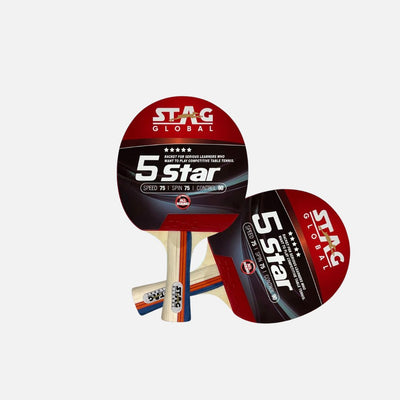 STAG GLOBAL 5 Star Table Tennis (T.T) Racket