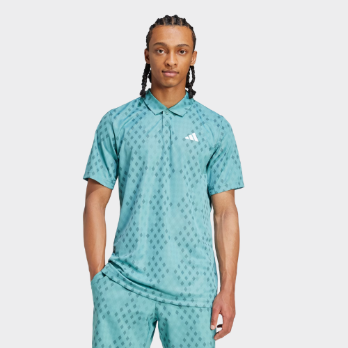 ADIDAS Club Tennis Climacool Graphic Polo Shirt MENS