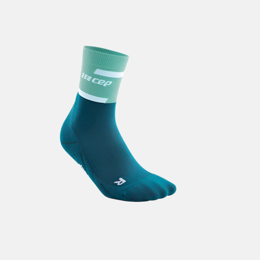 Cep The Run Ultralight Compression 4.0 Mid Cut Women's Socks -Ocean/Petrol