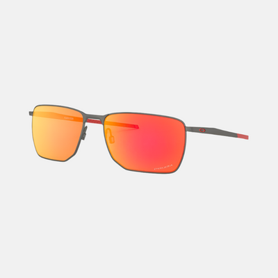 Oakley Ejector Sunglasses Matte Gunmetal/Prizm Ruby Lenses