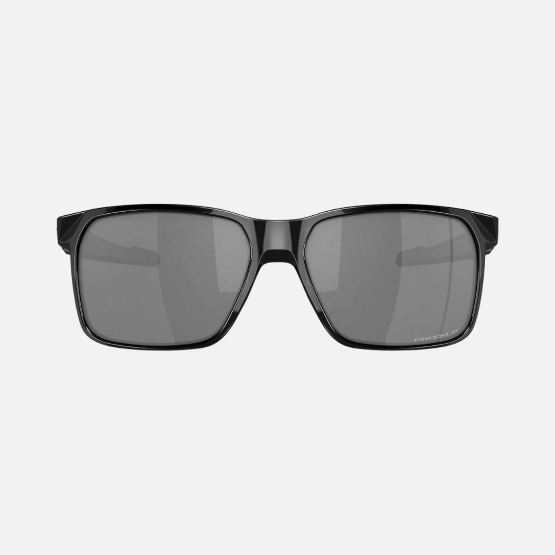 Oakley Portal X Sunglasses Polished Black/Prizm Black Polarised Lenses
