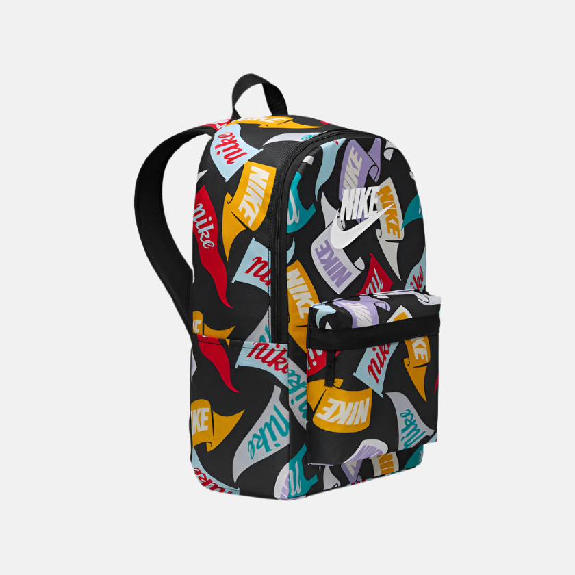 Nike Heritage Backpack (25L) -Black/Black/White