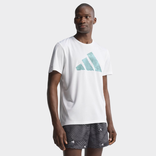 ADIDAS Adi365 Running Essentials Brand Love Tee MENS - WHITE