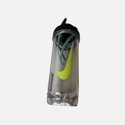 Nike Transparent Recharge 2.0 Gym Shaker Bottle -Clear/Black/Clear/Black/Volt/Clear Black/Royal Blue