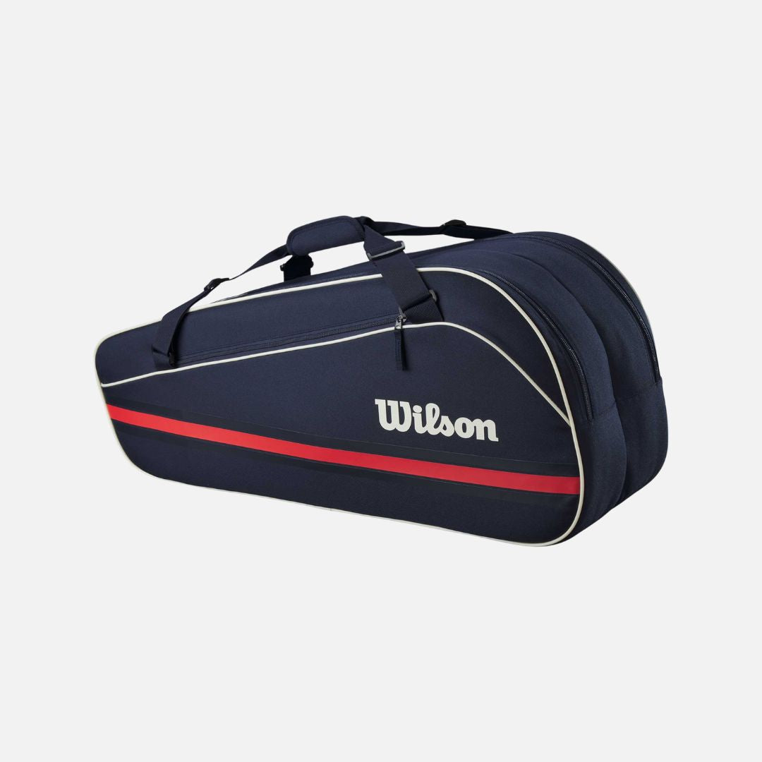 Wilson TEAM 6PK Racket Bag (6 rackets), Green,