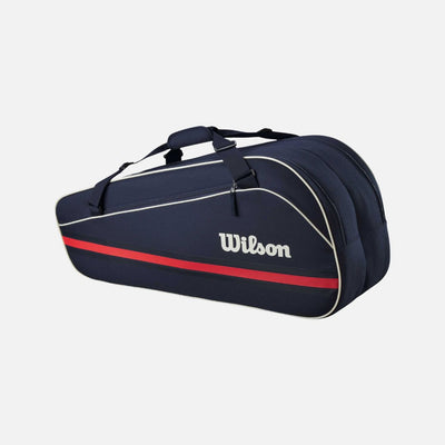 Wilson TEAM 6PK Racket Bag (6 rackets), Green,