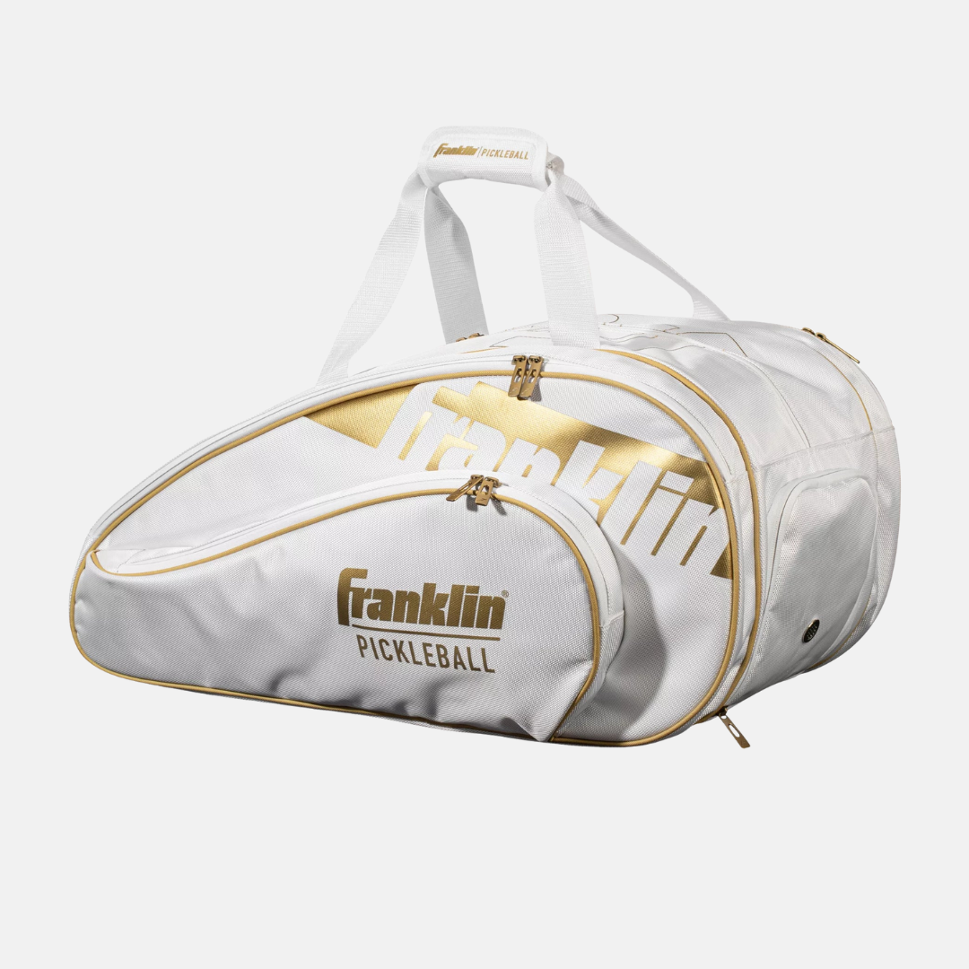 Franklin Pro Series Pickleball Paddle Bag - White/Gold