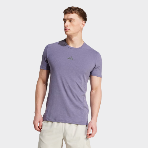 Adidas Designed for Training Workout Mens Tee - VOILET