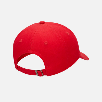 Nike Club Unstructured Futura Wash Cap - University Red/White