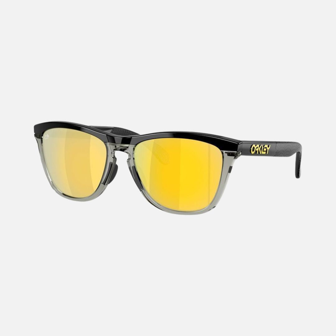 Oakley Frogskins Range Sunglasses Matte Black/Prizm 24K Polarised Lenses