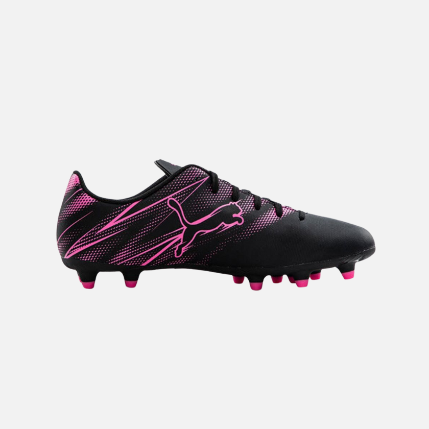 Puma Attacanto FG/AG Cleats Men's Football Shoes -Black/Poison Pink