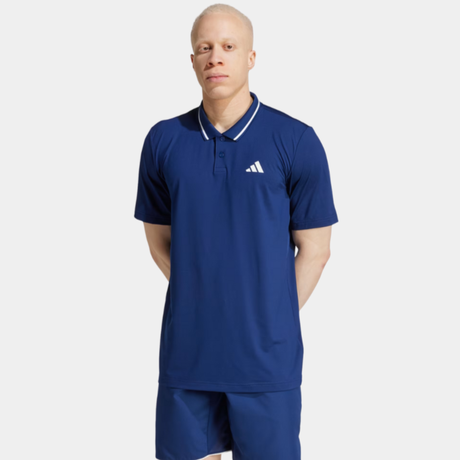 Adidas Club Tennis Climacool Piqué Men's Polo TShirt - Blue