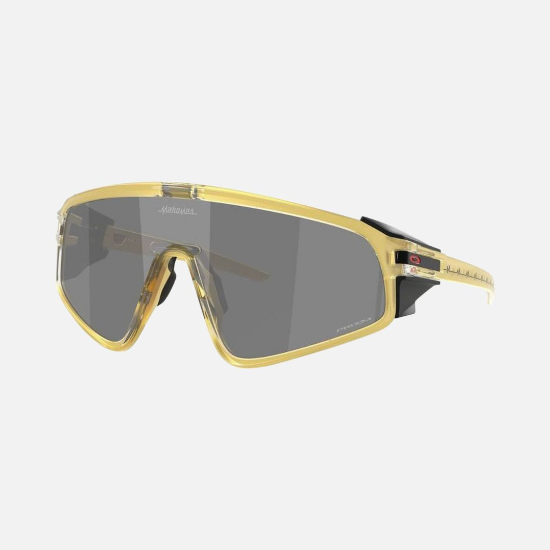 Oakley Latch Panel Sunglasses Gold Grass/Prizm Black Lenses
