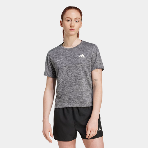 Adidas Own The Run Melange womens Tee-black