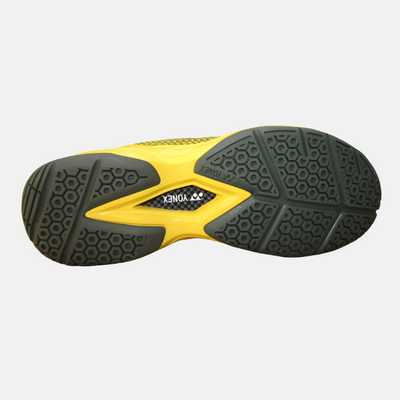 Yonex Vole 100 I Men's Badminton Shoes -Steel Gray/Honey Mustard
