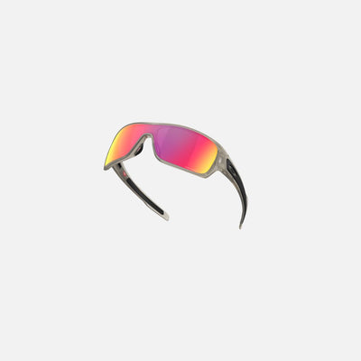Oakley Sunglass Turbine Rotor prizm road Lenses with matte transparent grey ink Frame