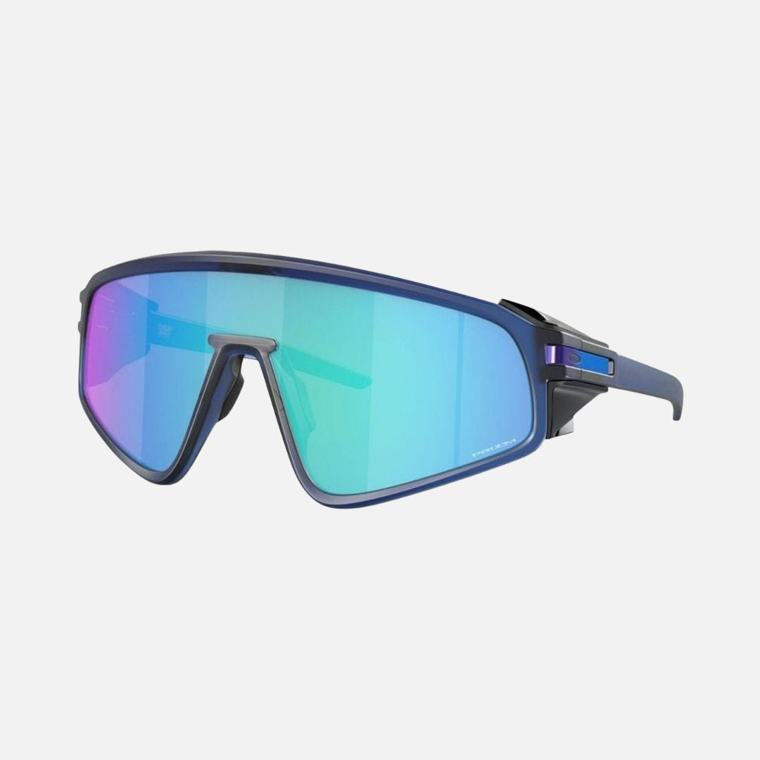 Oakley Latch Panel Sunglasses Matte Transparent Navy/Prizm Sapphire Lenses