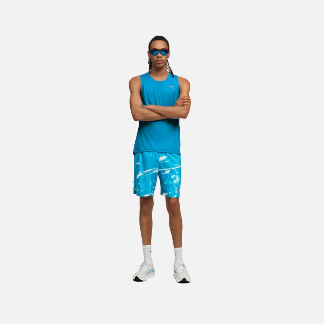 Puma Solid Men Blue Sports Shorts