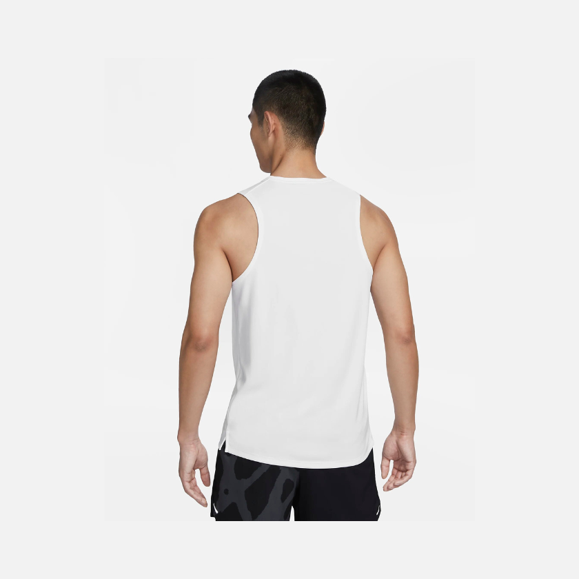 Nike Dri-FIT Miler Men's Running Tank-Top -White