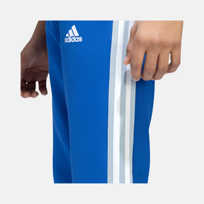 Adidas Logo 3Stripes Fleece Kids Boy Pant (7-16 Years)-Royal Blue