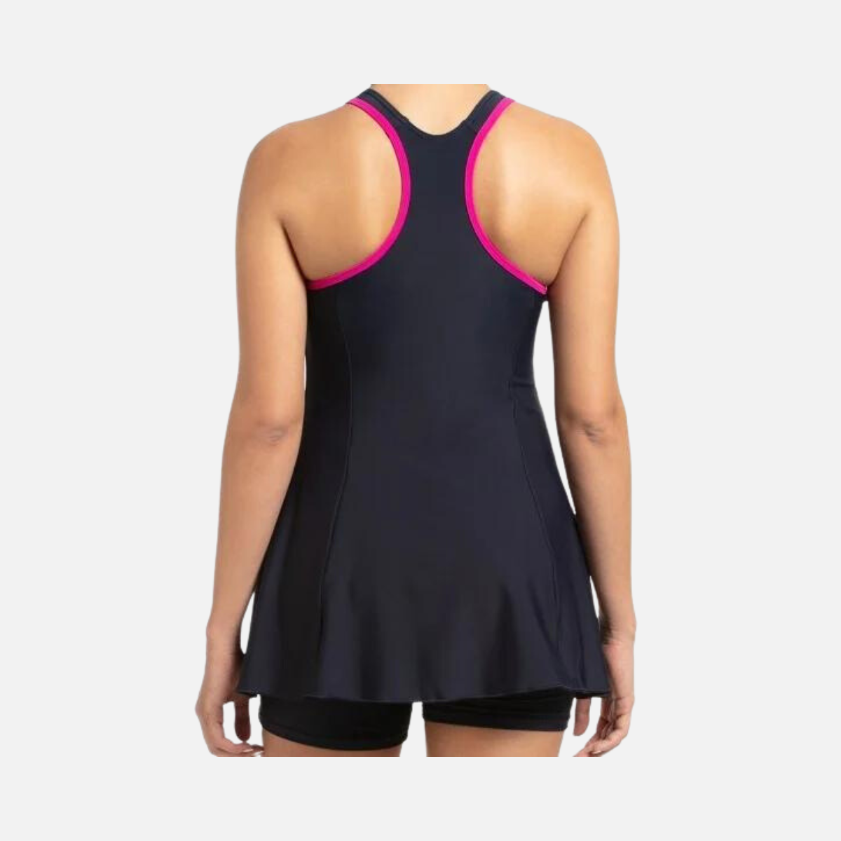 Speedo Racerback Women's Swimdress boyleg - True Navy/Electric Pink